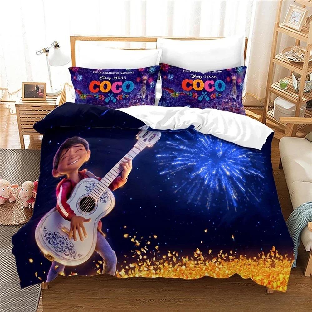 Comforter Cartoon Coco Bedding Set For Boys Single Twin Size Sets Teen S