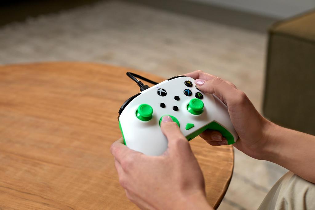 TURTLE BEACH Rematch Core White Xbox Compatible with Series Chat Microphone Ergonomic Design Manufacturer Warranty Distributor Controller, & Green,
