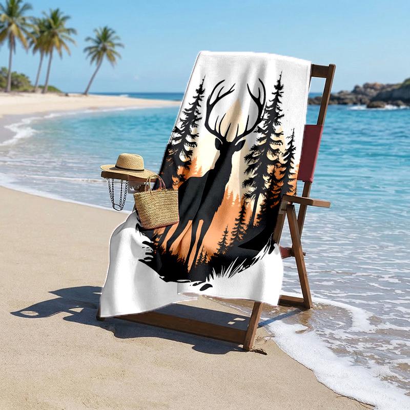 Hunter Fashion Beach Towel: Ideal for Summer Adventures Soft, Absorbent and Quick Drying Suitable for Swimming and Bathing