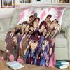 Detective Conan Blanket for Bedroom Sofa Blanket Children Adult Blanket Cartoon Pattern Blanket Flannel Blanket Color Home Decor
