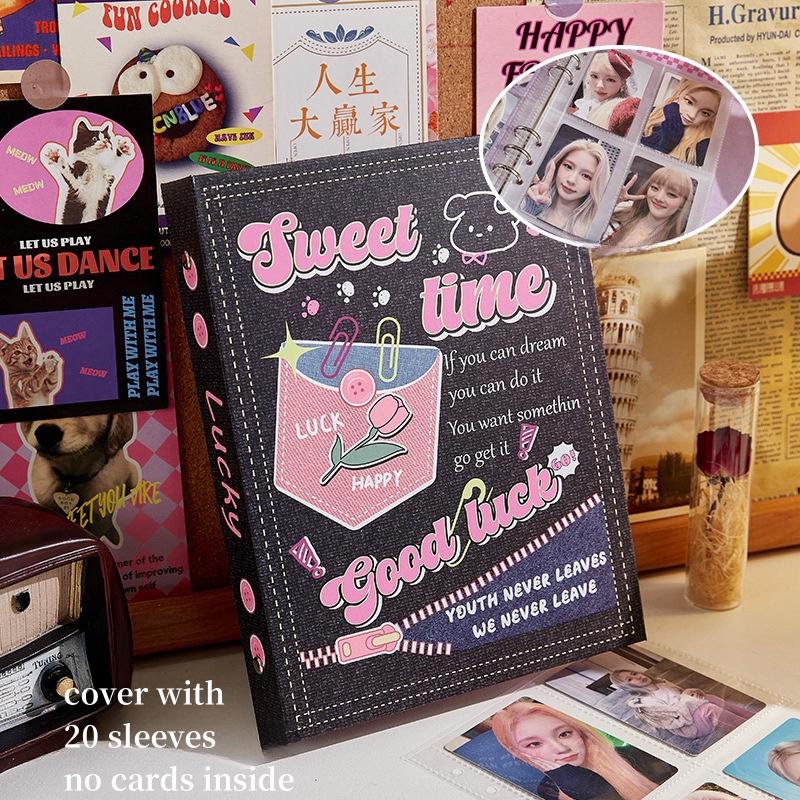 

A5 ретро твердый переплет Kpop папка Pocards держатель книга 3 дюйма карта Po альбом коллекционная книга милый альбом с отрывными листами папка для хранения