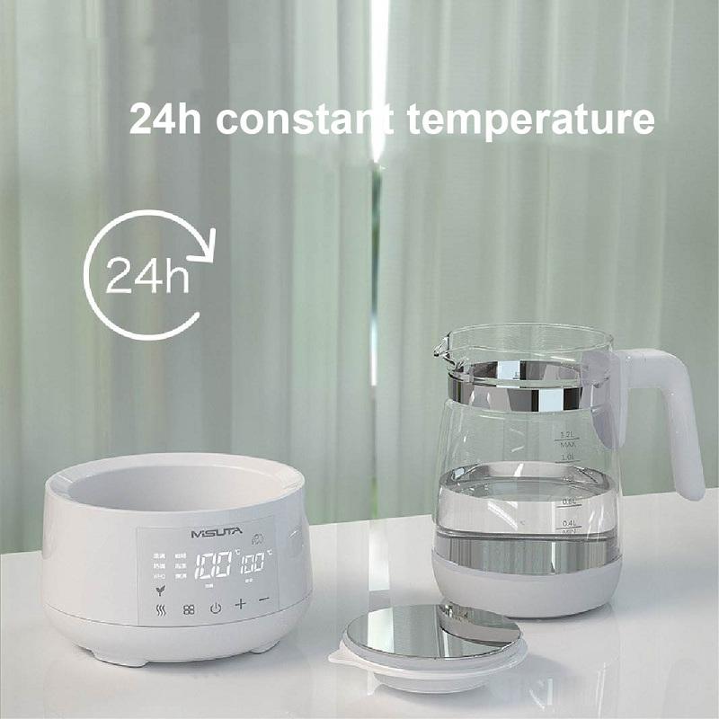 Xiaomi 1.2L Smart Infant Thermostatic Milk Regulator Baby Kettle 24h Hot Water Keep Warm Kettle Milk Powder Warmer Multi-function 220V