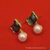 Exquisite Korean Butterfly & Pearl Zircon Stud Earrings – Versatile Fashion Accessory
