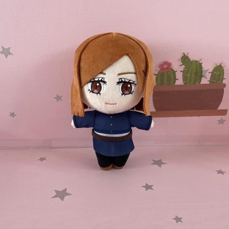 20cm JJK Plush Mahito Plush Nanami Kento Inumaki Toge Fushiguro Toji Anime Figure Stuffed Kawaii Doll Birthday Collection Gift