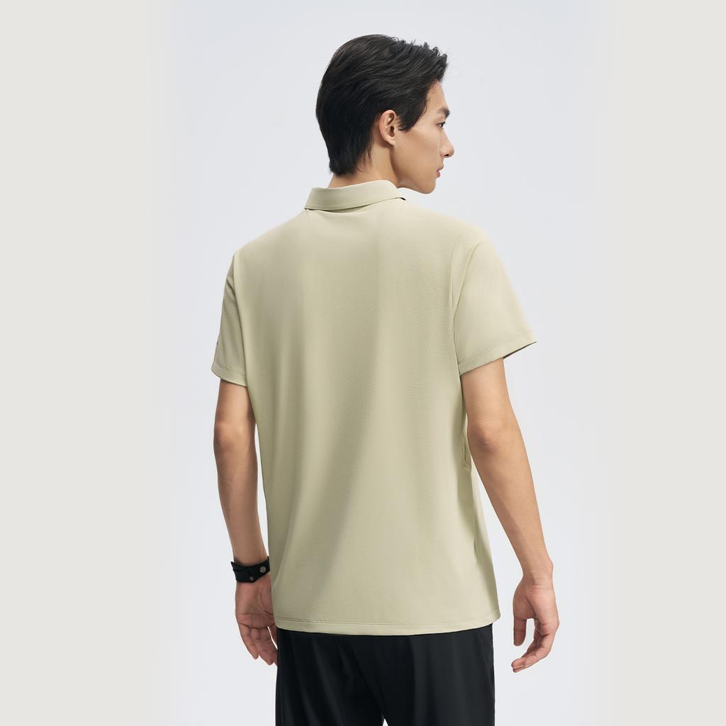 Men's Shirt Li-Ning Li Ning Gold Logo | Polo Shirt Men's Celadon