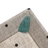 2 Pcs Reiki Healing Natural Stone Trapezoid Faceted Pendants 12x22mm, Drilled Gemstone Charms for DIY Necklace Jewelry Making Supplies