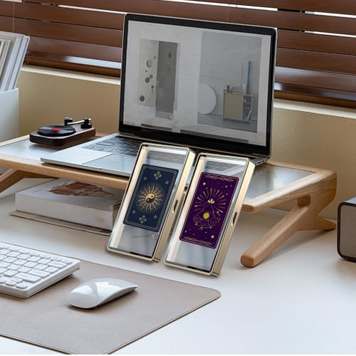 Ceprznvey Card Protector Sleeves | Protective Magnetic Card Case - Stackable UV Protection Sleeves for Display, Tarot, Tournament Poker, Grading, Trad