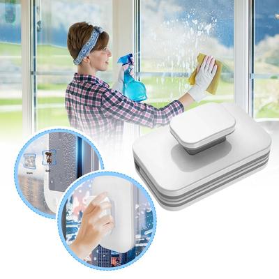 1 Stück Glasreiniger Doppelseitiger Magnetischer Fensterreiniger Für Hochhäuser Innen Außen Starke Saugkraft Glaswischer Werkzeuge