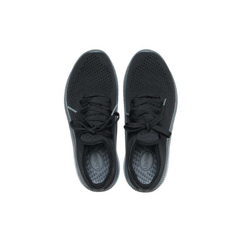 Crocs LiteRide 360 Lightning Shoes Hiking Lace-Up Sandals Low-Top Casual Shoes Women sandals Black Gray 206705-0DD