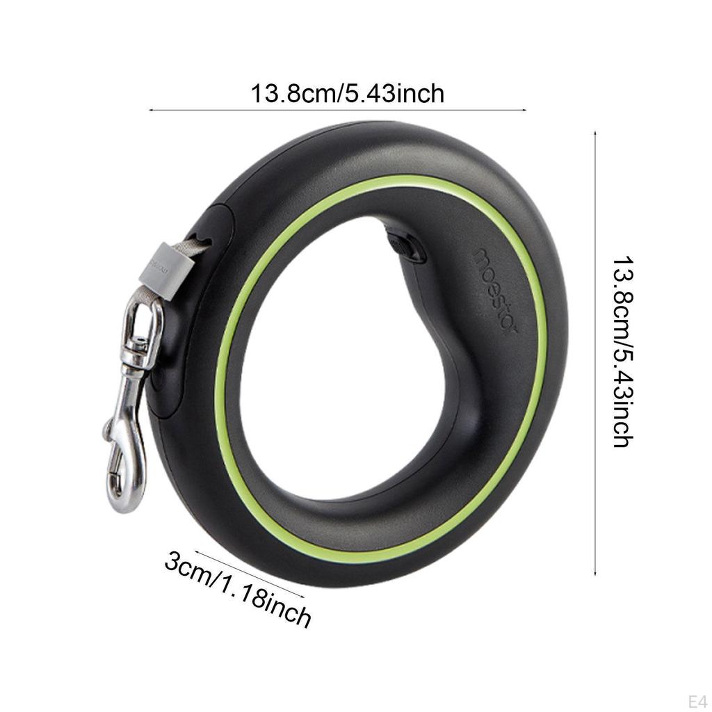 Practical Retractable Dog Leash, Wearable Traction Rope, Ergonomic 360° for Medium Small Dogs