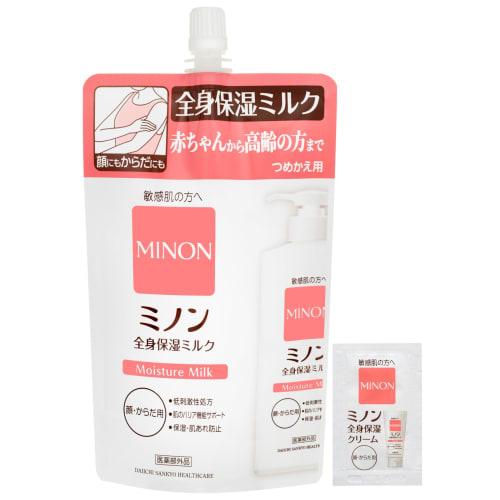 

Minon Whole Body Moisturizing Milk Refill 320mL Sample Included Body Milk Sensitive Skin Prevents Skin Roughness Moisturizing Dryness Weakly Acidic Hy