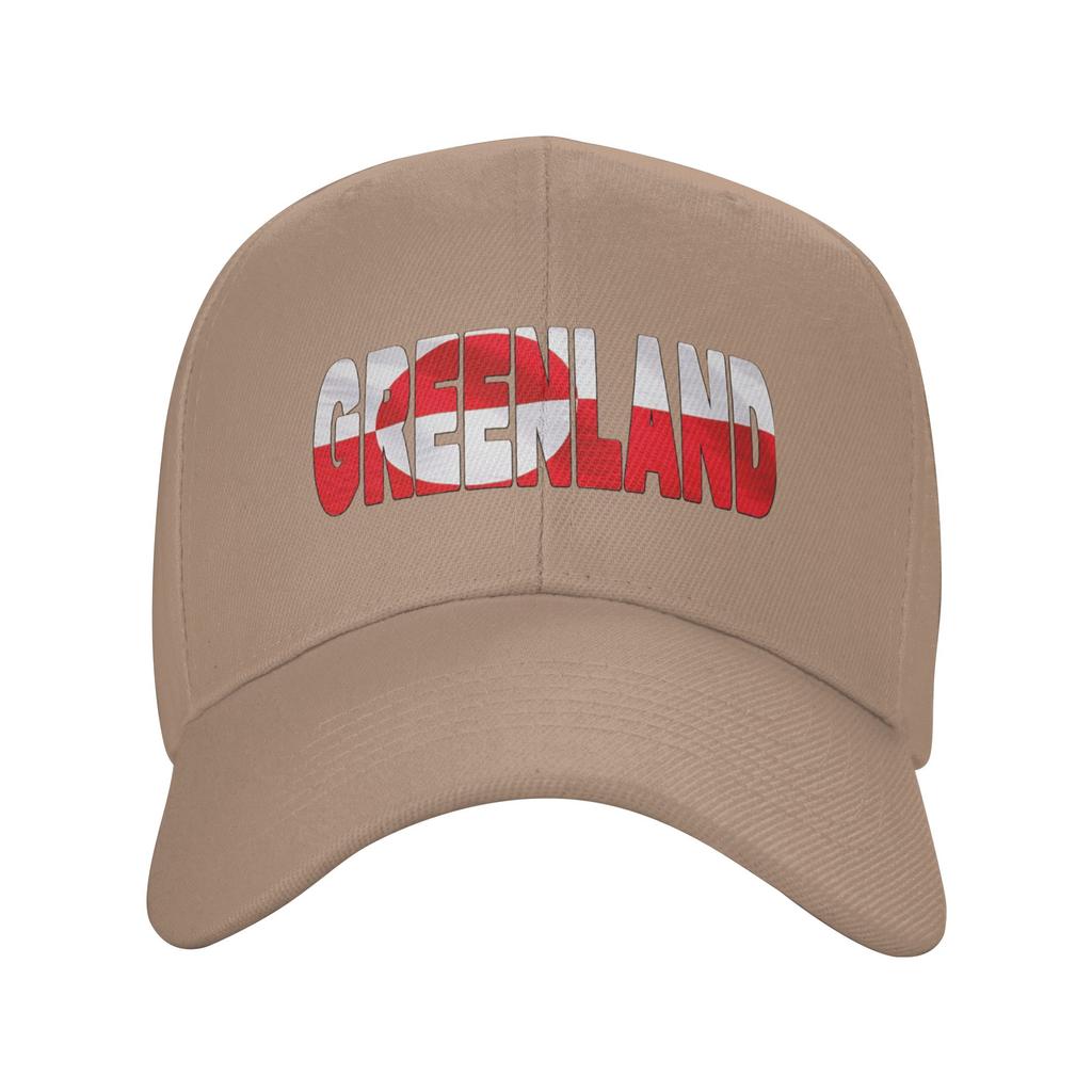 GREENLAND Flag Flying in Wind Baseball Cap Kpop Rock Sun-Proof Hip Hop Hats Women Men Classic Design Baseball Caps