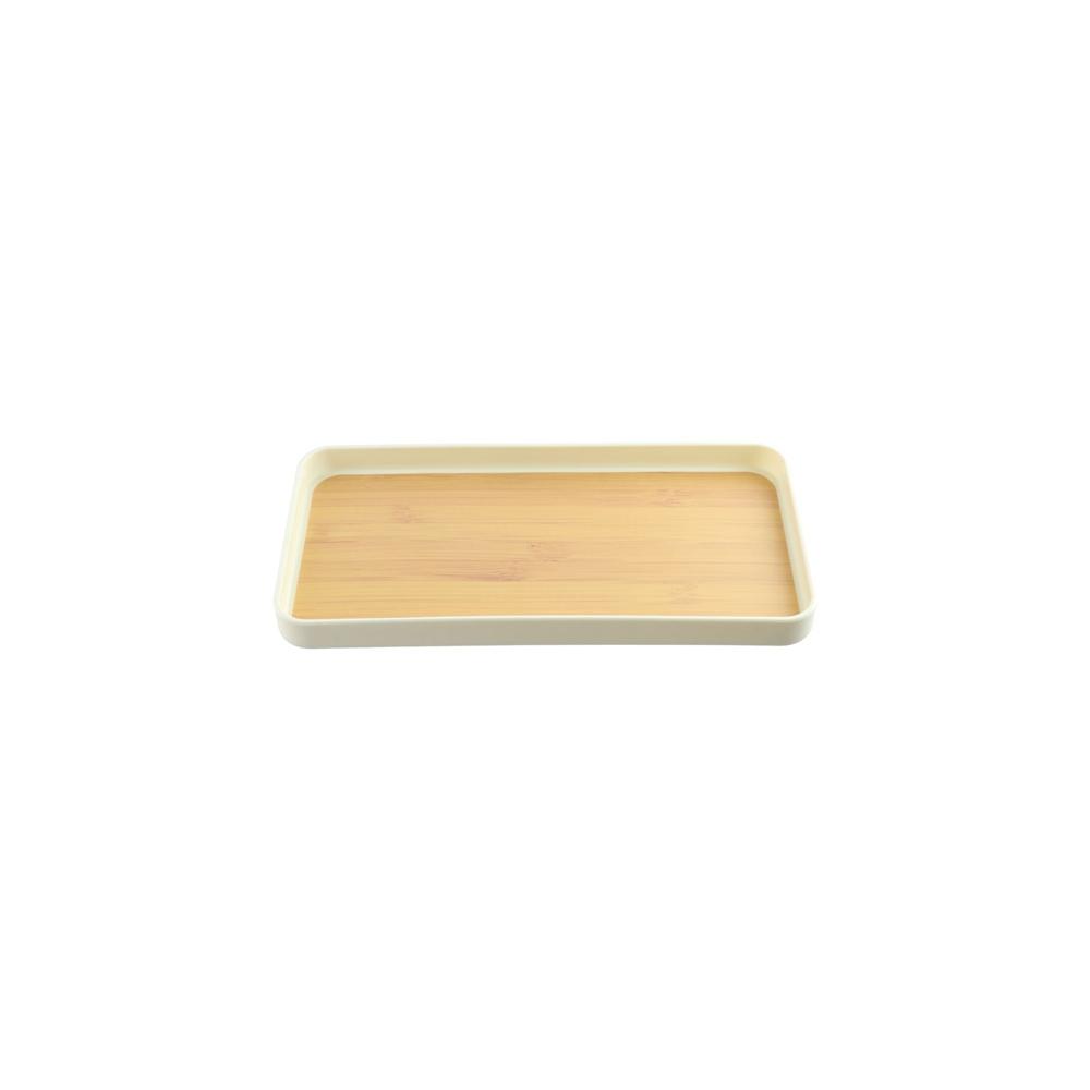 Rectangular Wood Pattern Tea Tray Japanese Style Tea Cup Plate Imitation Wood Grain Tray Home