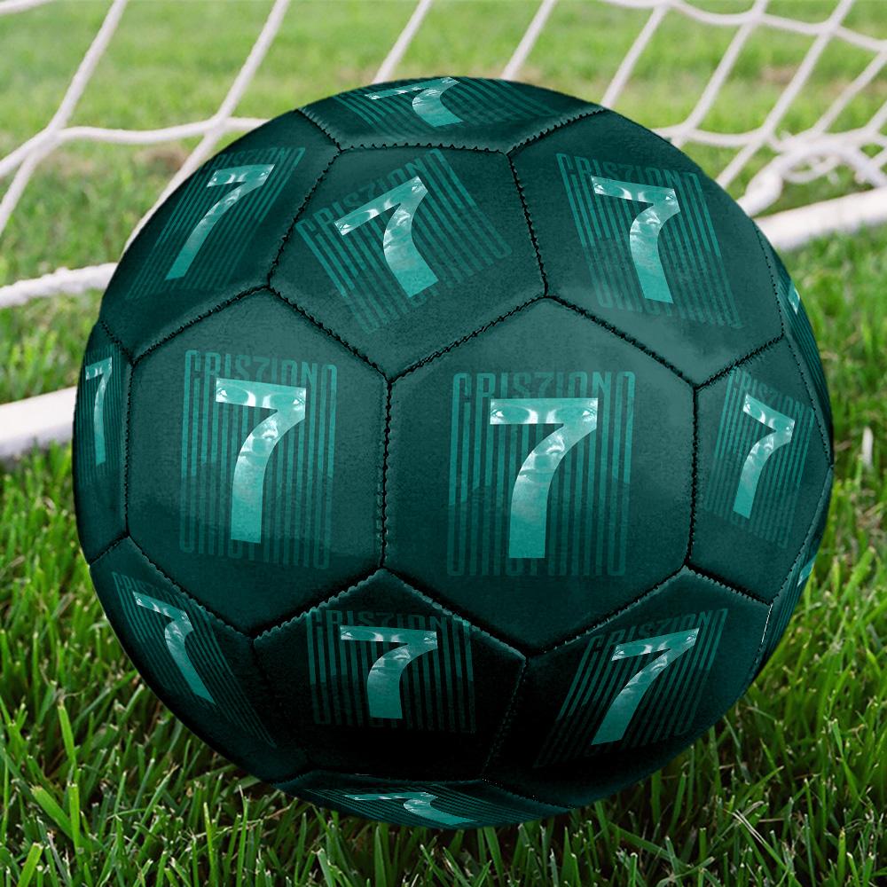 Cristiano Ronaldo Cr7 Portugal Celebration Size 5 Football Machine Sewn Indoor/Outdoor Training and Matches Soccer Accessory