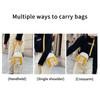 Korean Style Patchwork Canvas Crossbody Bag Women'S Bag Creative Student Shoulder Bag