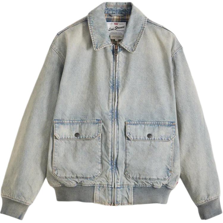 

Джинсовая куртка Levis свободного кроя с карманом и длинным рукавом Мужские куртки 005AM-0003 M