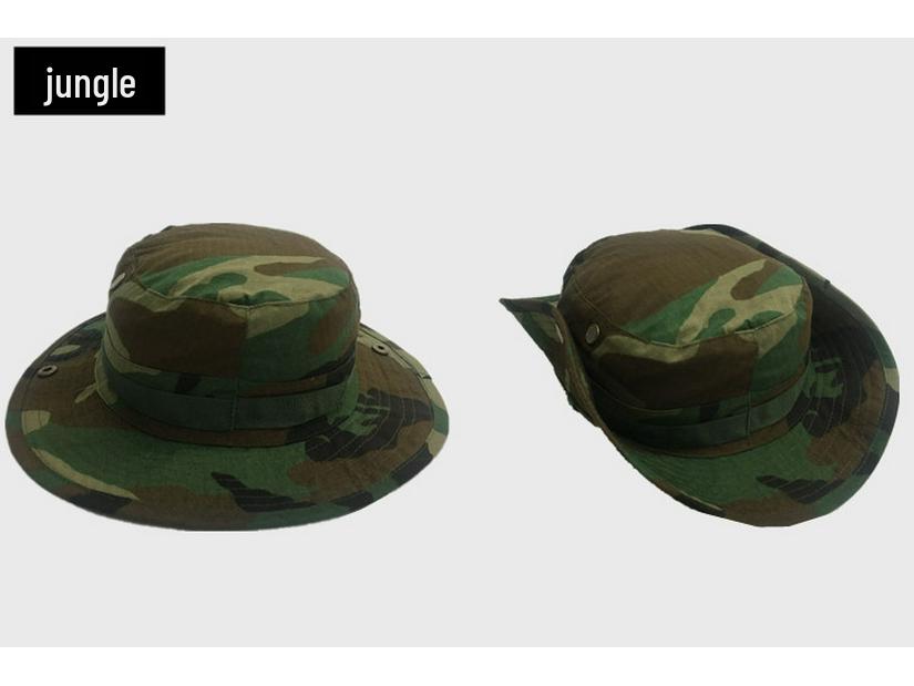 CS Camouflage Boonie Hat: Sun Protection for Fishing, Hiking, and Outdoor Activities