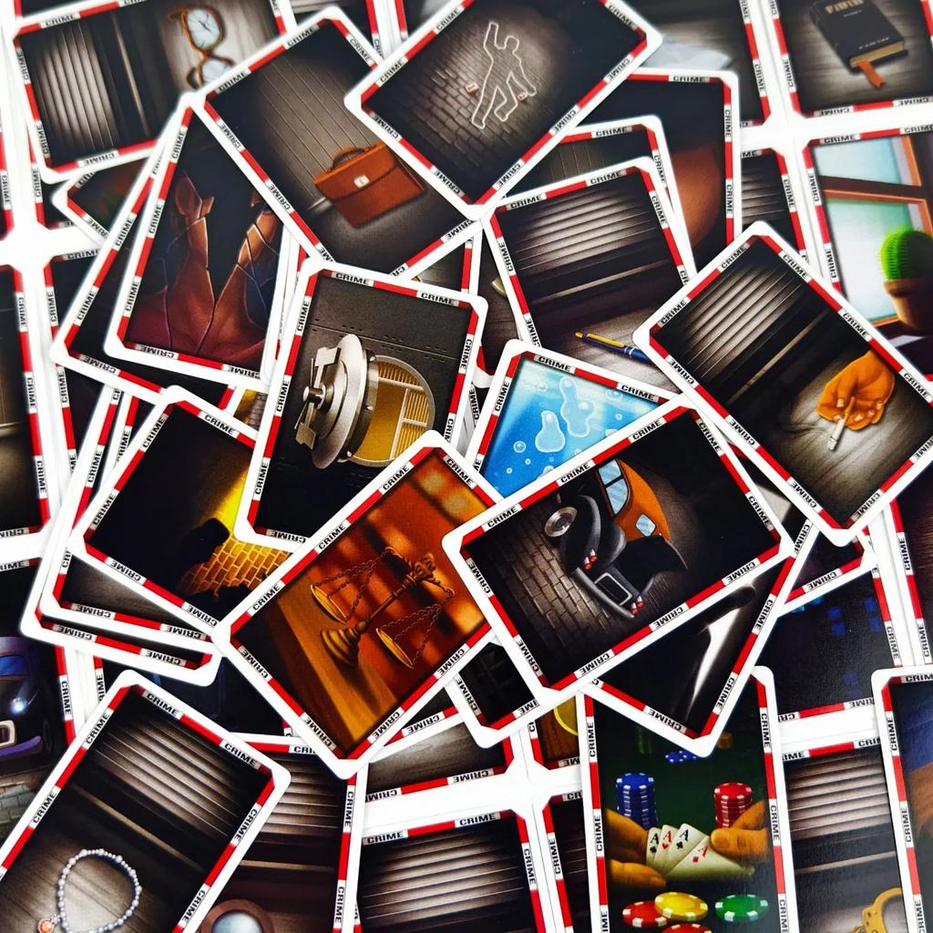 Brain Fog Witness Crime Deduction Card Game ABULA RASA Chinese Version Puzzle Strategy with Blind Testimony Mechanics