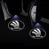 2 Pezzi Lampada di Benvenuto per Portiera Auto Luce Cortesia HD Per Skoda Octavia Superb Rapid Kodiaq Karoq Fabia Kamiq Roomster Citigo Enyaq