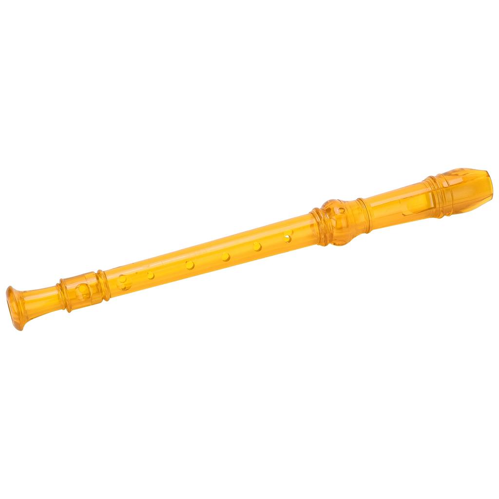 8‑Hole Clarinet ABS Transparent with Cleaning Rod Portable Treble Wind InstrumentOrange
