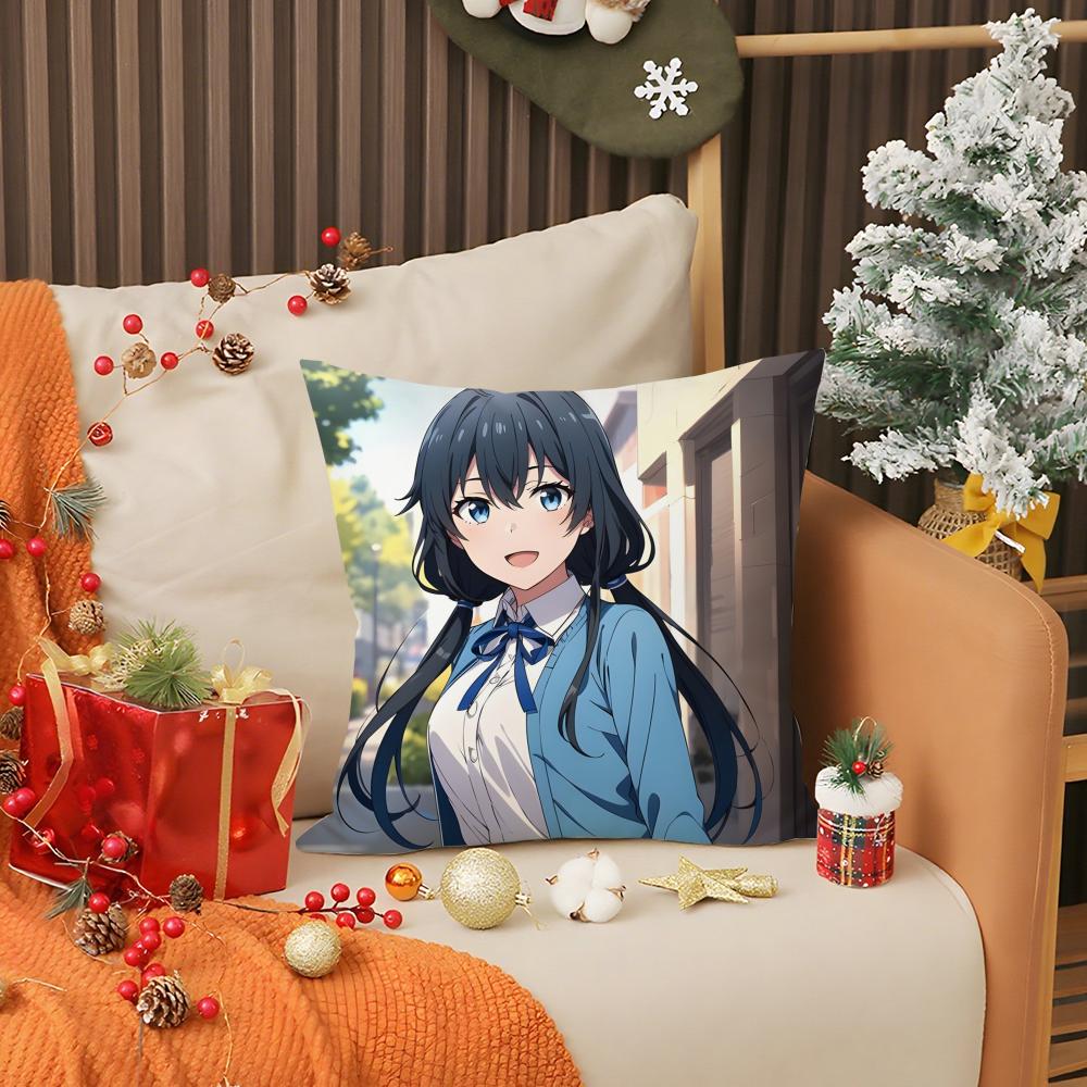 MMy Teen Romantic Comedy SNAFU Pillow Case Printing Pillowcase Living Room Sofa Cushion Cover Bedroom Room Decor