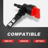 Valve Plastic 90° Fuel Shut Adjustable Fuel Shut Off Valve Easy To Install and Use Fuel Gas Shut Off Valve Suitable for Lawn Mow
