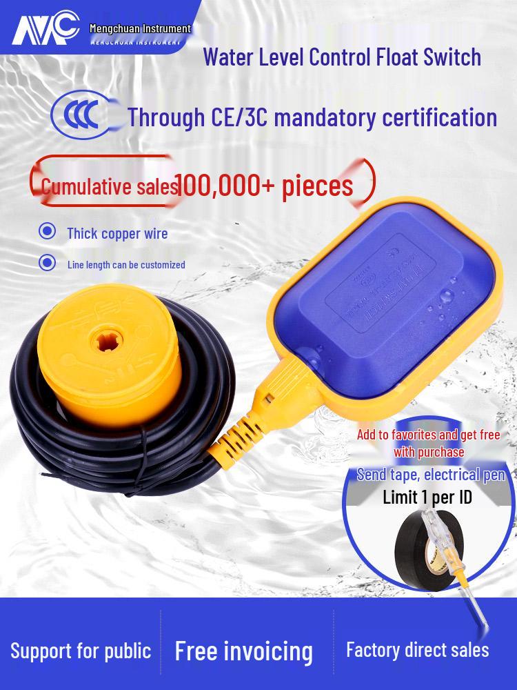 Automatic Water Level Controller Float Switch for Household Water Towers