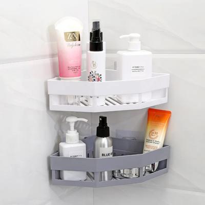 Shelves Adhesive No Drill Bathroom Shelf Corner Storage Rack Wall Mounted Organizer for Kitchen Bathroom Shelves Shower Caddy