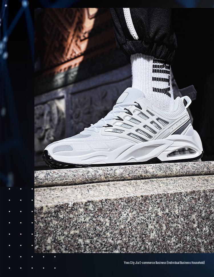 Pánské trendy prodyšné casual běžecké boty Flyknit s přidanou výškou