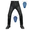 New Product Locomotive Racing Casual Loose Jeans Off-road Motorcycle Riding Jeans with Cover, Silicone