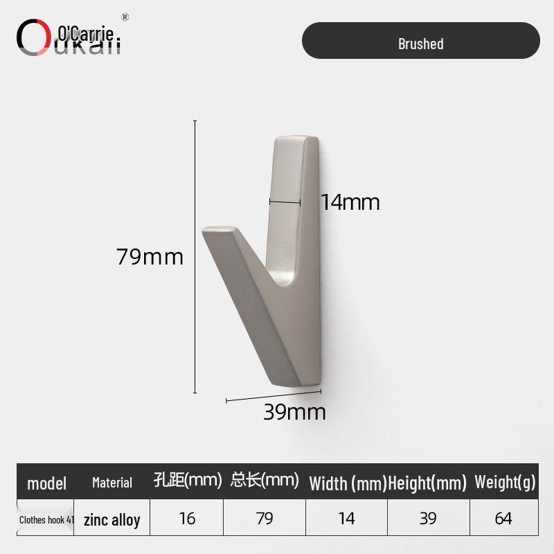 Wall-Mounted Shoe and Coat Rack with Metal Hooks for Entryway