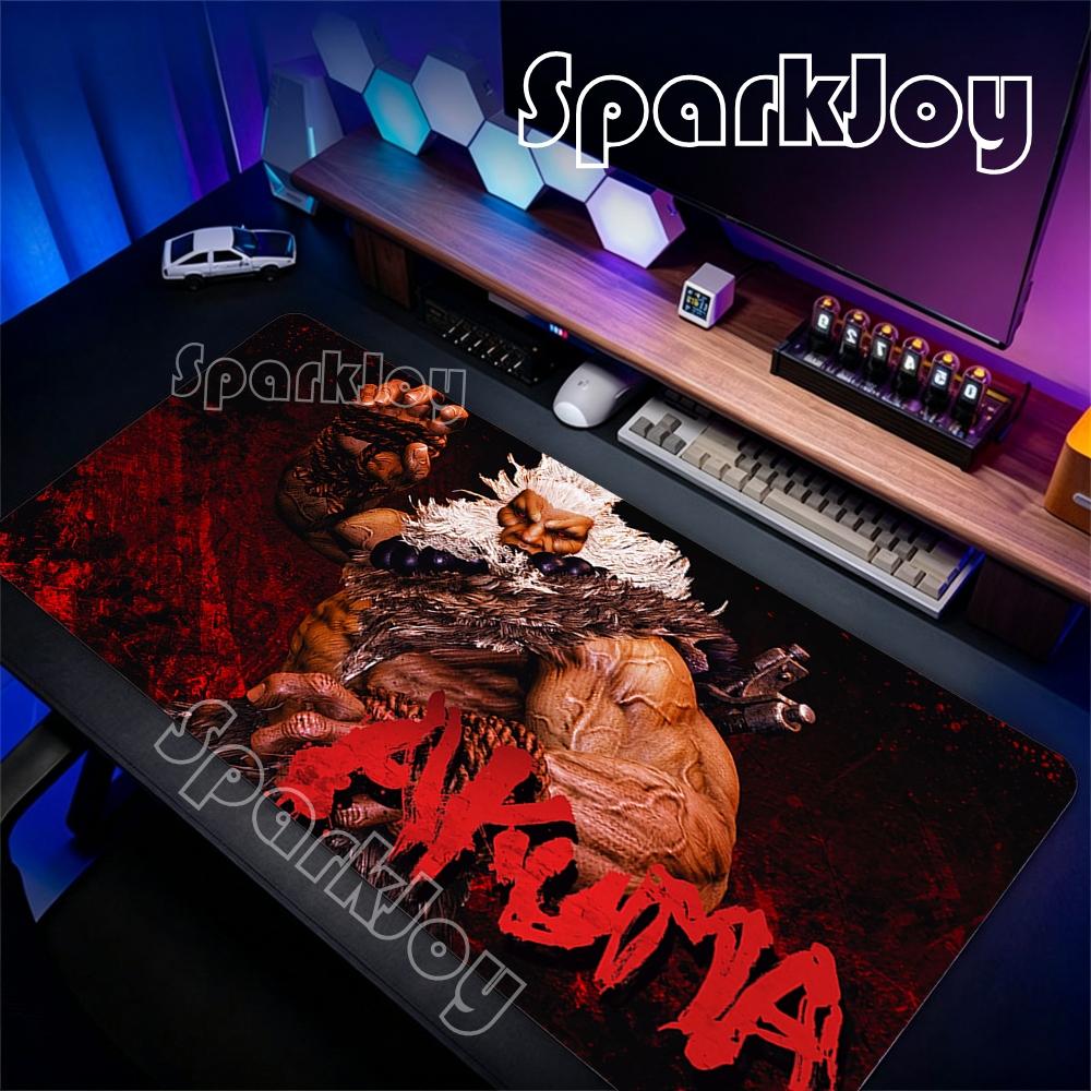 Fighting Game TTekken Mouse Pad Large Keyboard Gamer Mousepad Xxl NonSlip Rubber Gaming Mouse Mat Laptop Keyboard Mouse Carpet