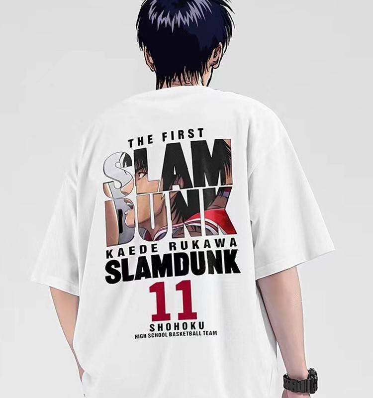 25 Theatrical Version of The Big Movie SLAM DUNK T-shirt SLAMDUNK Peripheral Support Clothes Sakuragi Blossom Road Short Sleeves
