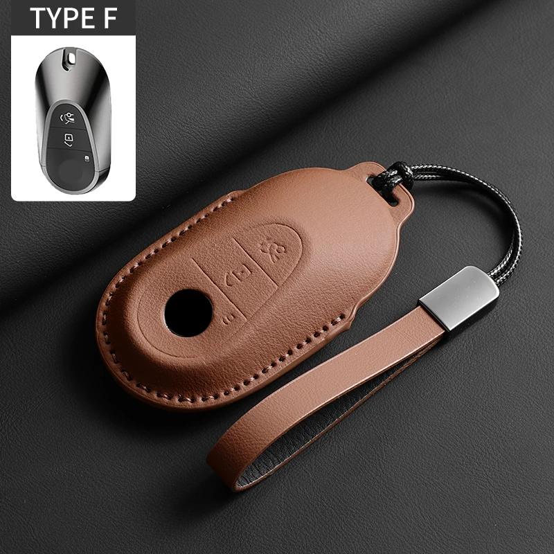 """Pouzdro na klíč od auta z plné kůže s odklápěcím víkem pro Mercedes Benz třídy A C E S G GLC CLE CLA GLB GLS GLA W177 W205 W213 W222 X167"""