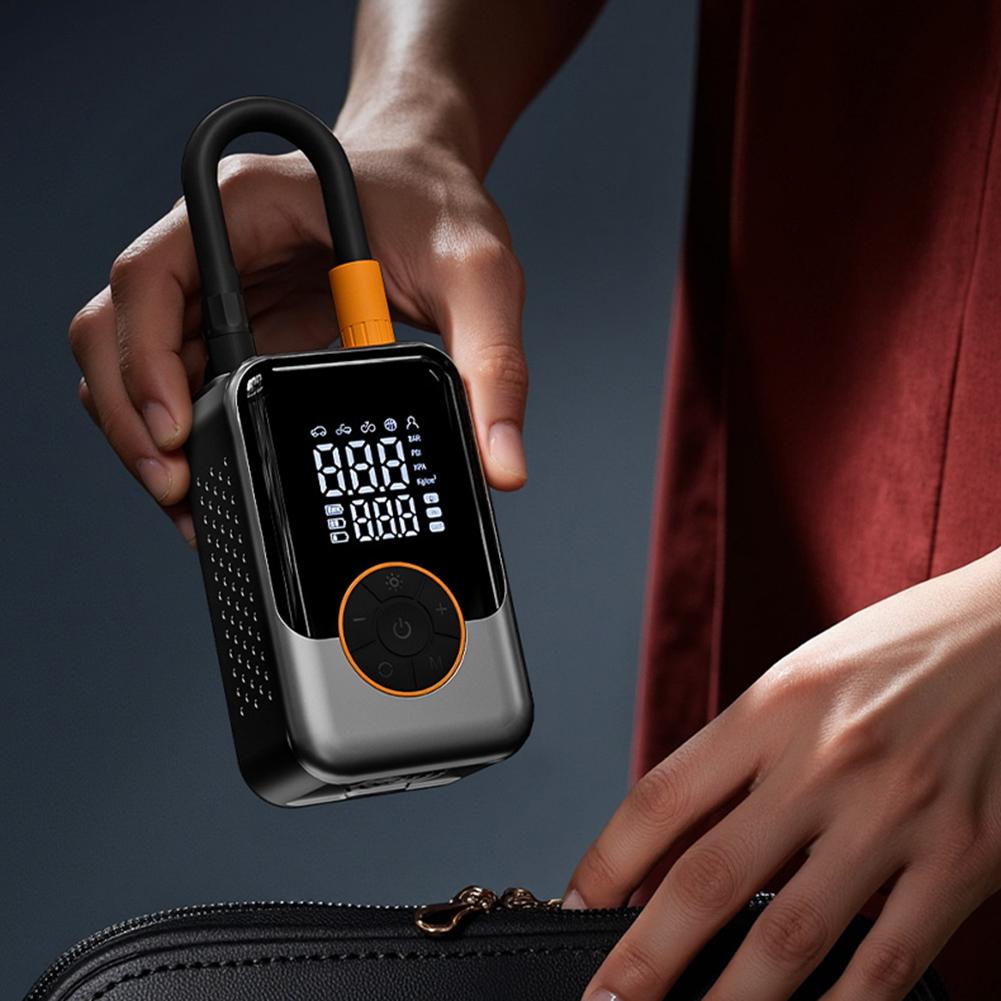 Tire Inflator Portable Inflation Air Pump with LED Display Tire Inflation Pump for Electric Motorcycle Bicycle