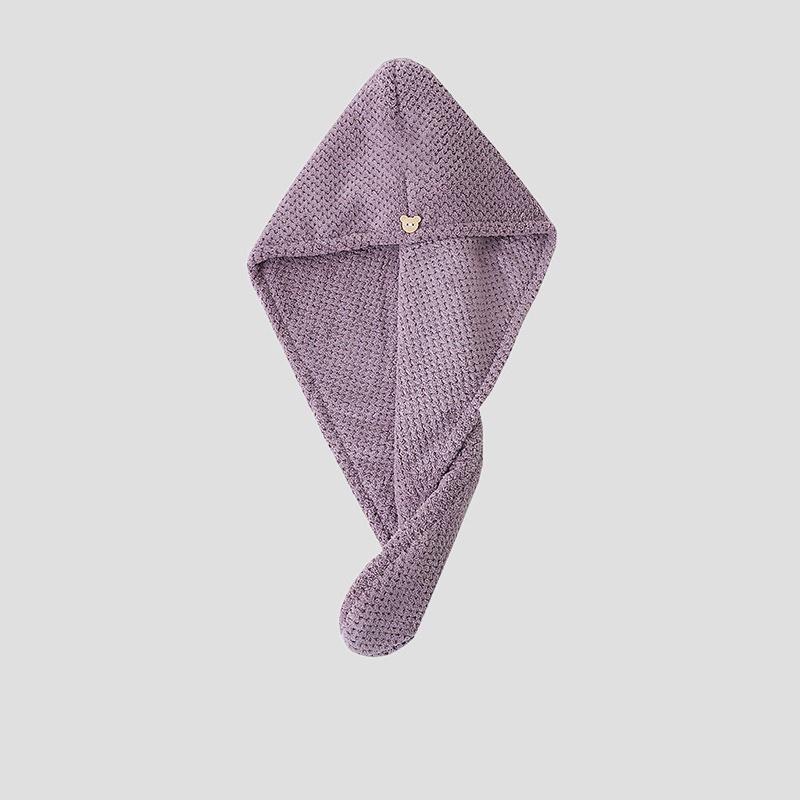 Super absorpční rychleschnoucí ručník na vlasy z korálového fleecu pro ženy