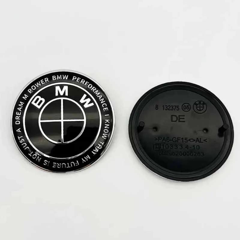 

Car Front Hood Emblem Logo Rear Trunk Badge For BMW E36 E46 E53 E90 E60 E61 E93 E87 X1 X3 X5 X6 F30 F20 F10 Z3 Z4 X1 X3 X5 M4 M8 82mm