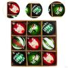 9 Pack 2.3inch Christmas Tree Balls for Holiday Decoration