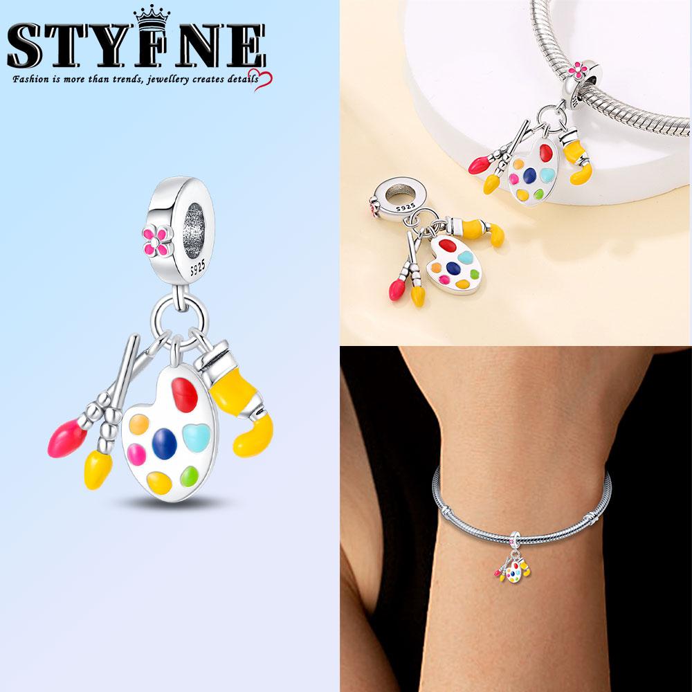 Eleganti Charms e Perline in Rame 100% Serie Professioni Medico Pittore Musicista Infermiere Adatti a Braccialetti Originali Gioielli Fai da Te