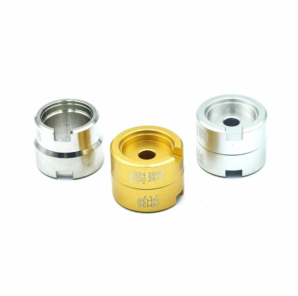 Double-Sided Aluminum Watch Movement Holder for Repair Tools (Models: 2824, 2892, 8200, NH35, NH36)
