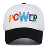 Unisex PCWER Letter Embroidery Baseball Caps Spring Autumn Outdoor Adjustable Casual Hats Dad Hat Sunscreen Hat
