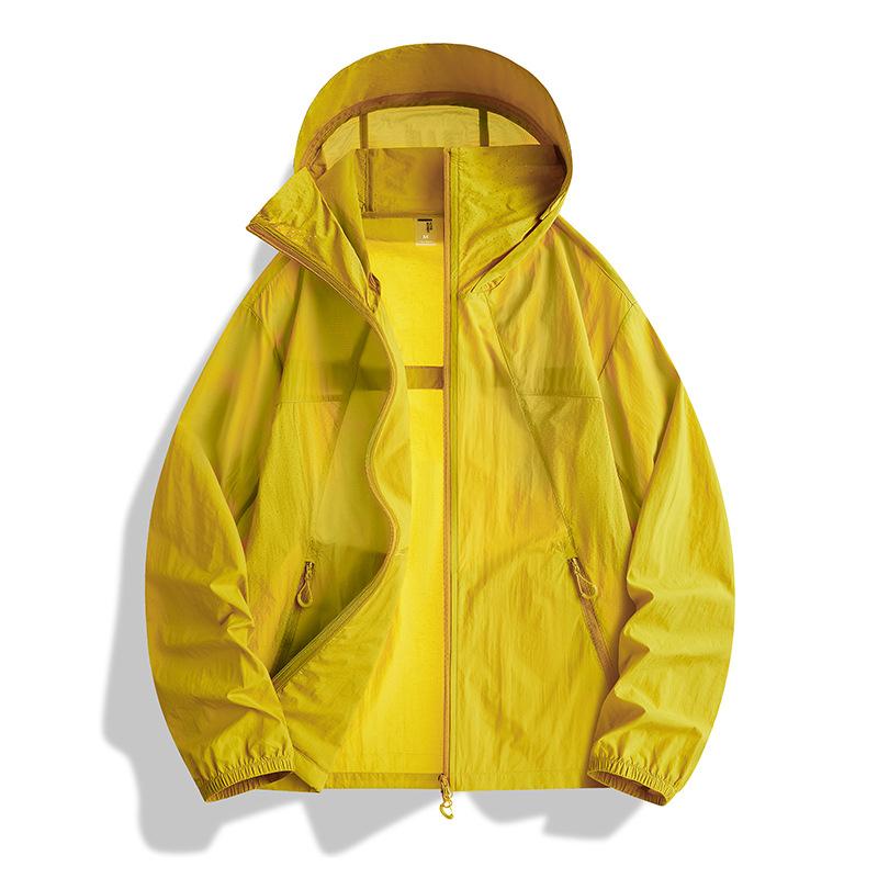 UPF10 + Men's and Women's General Outdoor Sunscreen Clothing UV Protection Ice Silk Cool Skin Breathable Thin Skin Clothing LOGO
