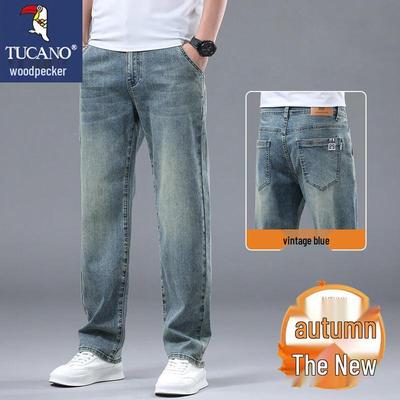 Men's Spring/Autumn Loose Straight Fit Casual Jeans