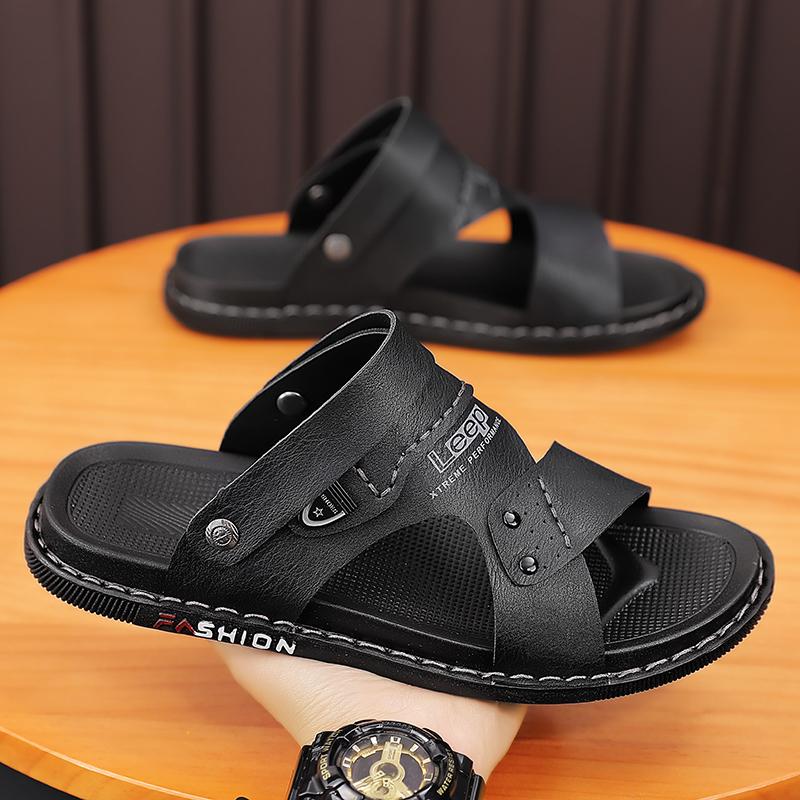 Herrsandaler Casual Sommar Utomhus Vattenskor Strandskor Strand Vandring Sandaler Halkfria Zapatillas Hombre