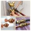 10Pcs Brass Flares Nuts Copper Pipe Extension Joint Connectors Replacement Flares Tube Fittings Easy To Installation