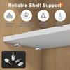 Self-Tapping Screws Cabinet Laminate Support,2024 New Shelf Pegs Pins with Non-Slip Sleeve, Shelf Pegs for Shelves, Shelf Support Pegs for Furniture