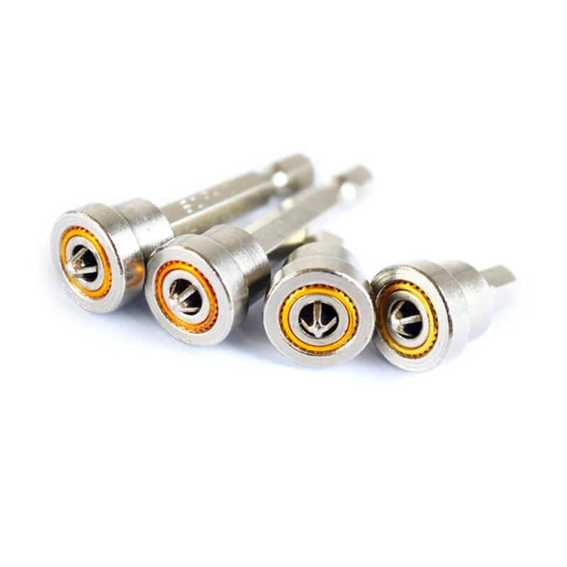 Plasterboard Positioning Screwdriver Bits With Magnetic Rings Screws Locating Batch Head For Woodworking 25mm/50mm