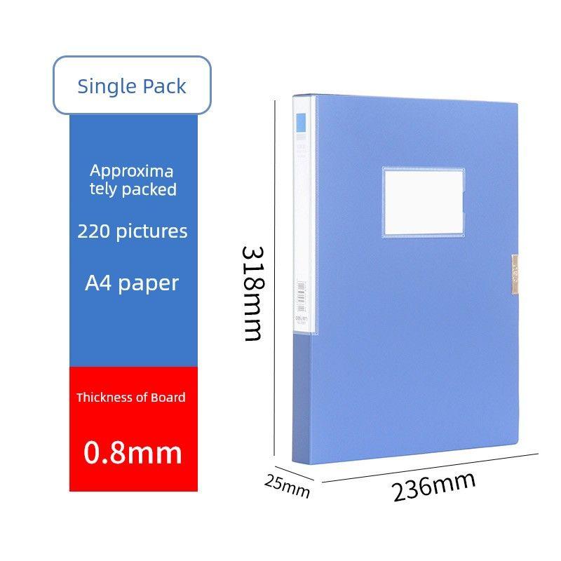 Deli Data Thickened Folder File Box