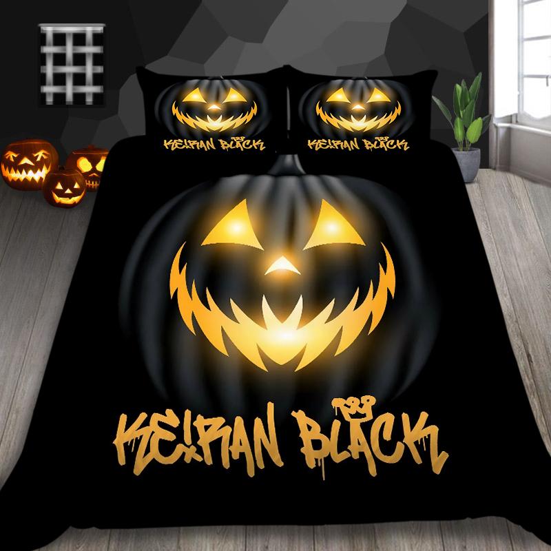Halloween Home Textiles 3D Printed Duvet Cover Set Luxury Quilt Cover Microfiber Polyester King Queen Size Duvets Bedding