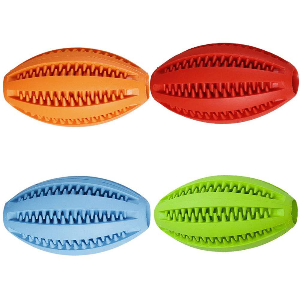 Durable Molar Rubber Dog Toy – Chew-proof TPR Rugby Ball for Puppies
